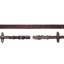 Schockemohle Durasoft Grip Reins - Dark Brown/Silver